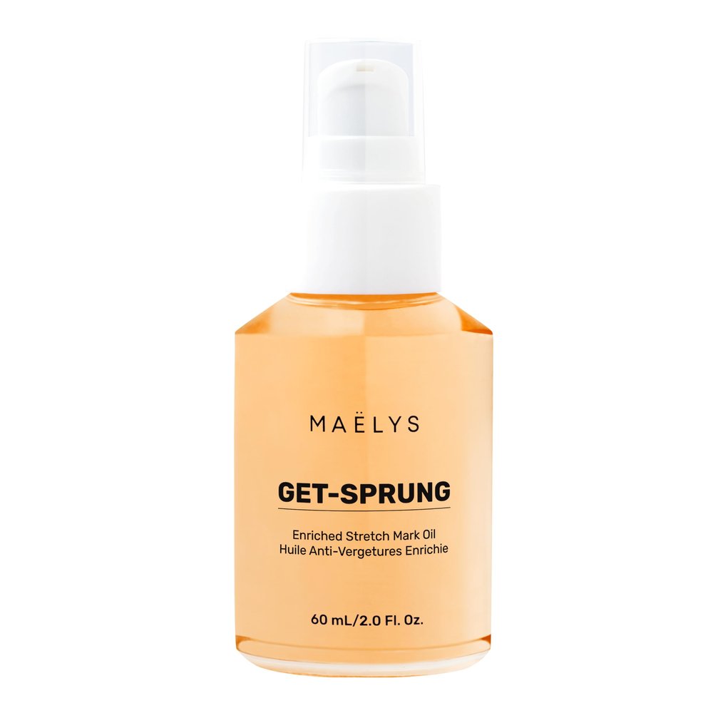 MALYS Cosmetics GET-SPRUNG Enriched Stretch Mark Oil - Body Oil for Stretch Marks - Fades Appearance & Reduces Visible Intensity