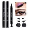 AMY'S DIARY Eyeliner Stamp 2 Pens Winged Stamp Eyeliner, Perfect Wing Cat Eye Stencil Stamp for All Eye Shapes, Winged Eyeliner Stamp, Perfect Wing Cat Eye Liner, Waterproof & Smudge-proof view 1