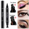 AMY'S DIARY Eyeliner Stamp 2 Pens Winged Stamp Eyeliner, Perfect Wing Cat Eye Stencil Stamp for All Eye Shapes, Winged Eyeliner Stamp, Perfect Wing Cat Eye Liner, Waterproof & Smudge-proof view 2
