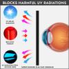 Super Sunnies UV Eye Protection FDA Compliant, Tanning Bed Goggles, Red Light Therapy Glasses - Random view 4