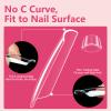 Quaferen Clear Square Nail Tips, 504Pcs XXXL Extra Long Tapered Square Straight Acrylic Nail Tips, Full Cover No C Curve Gel False Nail Extension Tips for Nail Art view 4