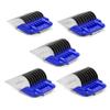 Chris Christensen Artemis Clipper 5 Piece Detachable Comb Set, Dogs, Cats, Pets, Groom Like a Professional, Provides Fine Precision for Delicate Grooms, High-End Metal Comb Blades, Made in Germany view 1