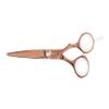 Cricket Centrix Roc-It Dog 6 Titanium Shear Professional Stylist Hair Cutting Scissor Lightweight, Rose Gold view 1