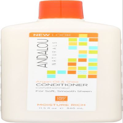 Andalou Naturals Moisture Rich Conditioner - Argan Oil & Shea 11.5 fl oz Liquid Pack of 1