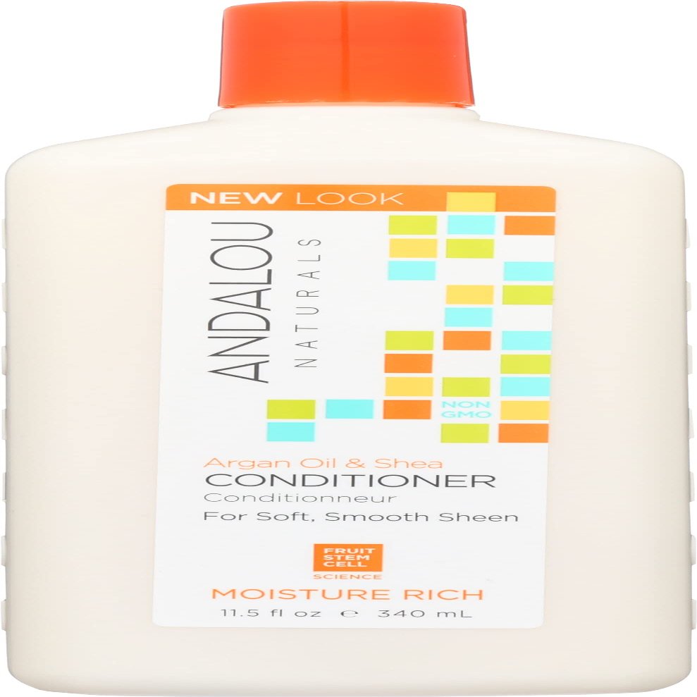Andalou Naturals Moisture Rich Conditioner - Argan Oil & Shea 11.5 fl oz Liquid Pack of 1