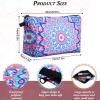 Dunzy 20 Pcs Makeup Bags Bulk Graduation Gift Cosmetic Bag Makeup with Zipper Pouch Waterproof Portable Travel Toiletry for Women Teacher Birthday Thanksgiving Christmas Gifts(Mandala) view 2
