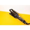 Cosmopolitan Hair Waver Curling Iron, 3 Barrel Curling Wand Wavy Hair Curler, Ceramic-Coated Triple Barrel Styler for Beach Waves, Portable Curling Tongs for Men & Women, Travel & Home - Black & Gold view 2