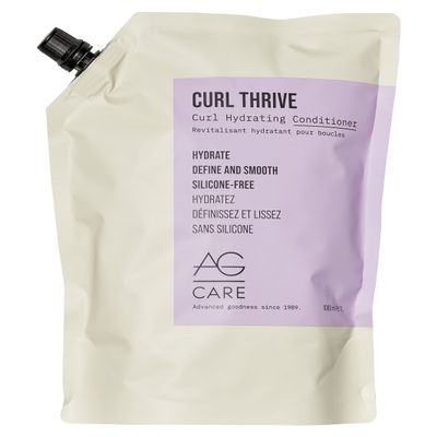 AG Care Curl Thrive Protein Conditioner for Curly Hair - Ultra-Hydrating Moisture Conditioner for Defined, Healthy Curls, 33.8 Fl Oz