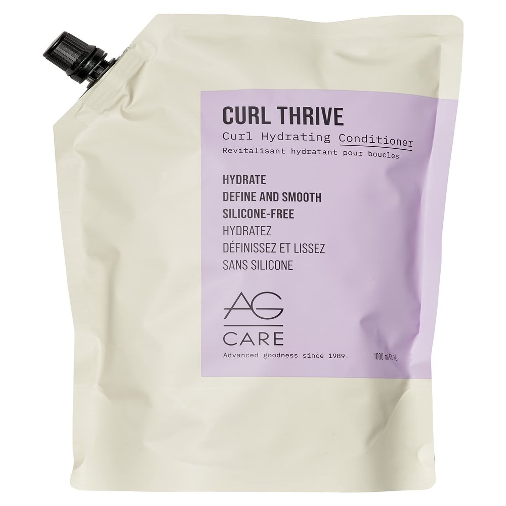 AG Care Curl Thrive Protein Conditioner for Curly Hair - Ultra-Hydrating Moisture Conditioner for Defined, Healthy Curls, 33.8 Fl Oz