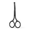 Professional Precision Grooming Scissors for Men and Women - Black Stainless Steel Round Tip for Safe Nose, Eyebrow, Beard, and Cuticle Care- AsonTao view 1