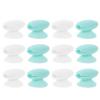 FRCOLOR 12pcs Silicone Lip Brush Lost Covers Retractable Lip Brush Protectors Makeup Caps Travel-friendly Holder for Family School Business view 1