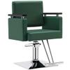 BarberPub Classic Hydraulic Barber Chair Salon Chair Beauty Spa Styling Salon Equipment 8803 (Green) view 1