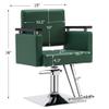 BarberPub Classic Hydraulic Barber Chair Salon Chair Beauty Spa Styling Salon Equipment 8803 (Green) view 2