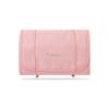 4-in-1 Hanging Cosmetic Bag, Roll Up Removable Dividers Makeup Bags, Foldable Compact Cosmetic Bag with 4 Detachable Compartments for Daily, Travel, and Business Trips, Pink view 1