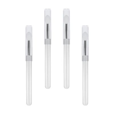 Mobestech Silicone Lip Makeup Brush Kit 4pcs Lip Brush Set Ideal for Professional Beauty Salon or Home Use