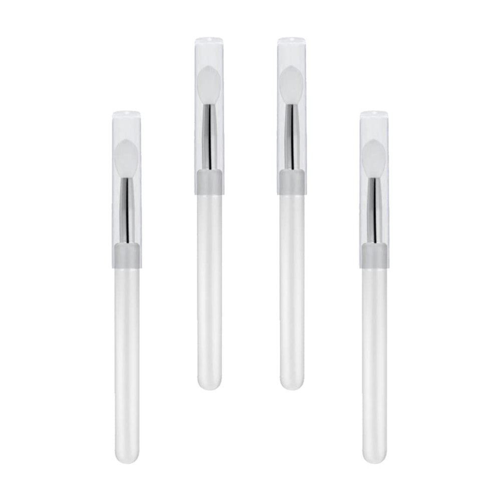 Mobestech Silicone Lip Makeup Brush Kit 4pcs Lip Brush Set Ideal for Professional Beauty Salon or Home Use
