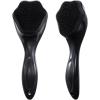 Silicone Face Scrubber Exfoliating Brush 2 Pack for Men, Beomeen Manual Handheld Facial Cleansing Brush Blackhead Scrubber, Soft Bristles Waterproof for Face Skincare, Black view 1