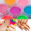Duufin 36 Colors Nail Pigment Powder Gel Acrylic Nails Pigments Colorful Luminous Iridescent Glitter Pearlescent High-Gloss Halo Powder for Nail Art, Body and Crafts view 3
