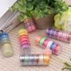Duufin 36 Colors Nail Pigment Powder Gel Acrylic Nails Pigments Colorful Luminous Iridescent Glitter Pearlescent High-Gloss Halo Powder for Nail Art, Body and Crafts view 4