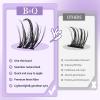 B&Q Wispy Lash Clusters Full B28,Eyelash Clusters 156PCS Comfortable band Cluster Eyelash Extensions,8-18mm Volume Individual Lashes Lightweight D Curl Lash Clusters Soft Eyelashes Natural Look(B28) view 3