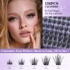 B&Q Wispy Lash Clusters Full B28,Eyelash Clusters 156PCS Comfortable band Cluster Eyelash Extensions,8-18mm Volume Individual Lashes Lightweight D Curl Lash Clusters Soft Eyelashes Natural Look(B28) view 4