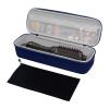 MOSISO Hard Travel Case Storage Bag Compatible with Revlon One-Step Hair Dryer Brush 1.0 & Plus 2.0, EVA Carrying Case Cover Protective Hard Shell Sleeve with Hot Air Brush Pouch, Navy Blue view 2
