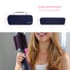 MOSISO Hard Travel Case Storage Bag Compatible with Revlon One-Step Hair Dryer Brush 1.0 & Plus 2.0, EVA Carrying Case Cover Protective Hard Shell Sleeve with Hot Air Brush Pouch, Navy Blue view 4
