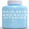 AYADARA Hair Skin and Nails Vitamins 60 Capsules, Premium Biotin Hair Growth Vitamins, Skin, Nail - Hair Growth Supplement, Natural Hair, Skin, Nails Vitamins for Women & Men - Non-GMO, Gluten Free view 1