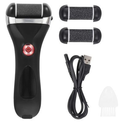 minkissy 1set Electric Foot Pedicure Tool Rechargeable Exfoliator for Dead Skin Removal Ergonomic Handle Easy to Clean for Smooth Feet Care