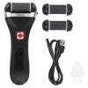 minkissy 1set Electric Foot Pedicure Tool Rechargeable Exfoliator for Dead Skin Removal Ergonomic Handle Easy to Clean for Smooth Feet Care view 1