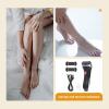 minkissy 1set Electric Foot Pedicure Tool Rechargeable Exfoliator for Dead Skin Removal Ergonomic Handle Easy to Clean for Smooth Feet Care view 3