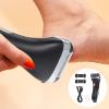 minkissy 1set Electric Foot Pedicure Tool Rechargeable Exfoliator for Dead Skin Removal Ergonomic Handle Easy to Clean for Smooth Feet Care view 4
