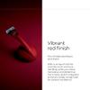 Bolin Webb Handle with Razor Stand Fitted with Gillette Fusion5 Blade Cartridge Technology for The Closest Shave. Award Winning Razors for Men - Made in England. Style is X1 (RED) view 4