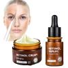 2PCS Retinol Anti Aging Cream And Essence, Retinol Complex Face Serum, Retinol Anti Aging Face Cream, Brightening Serum Targets Dark Spots, Wrinkles & Fine Lines (Cream+Serum) view 1