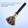Neck Duster Brush, Neck Face Duster Broken Hair Sweep Brush Professional Salon Barber Hairdressing Brush Hair Cutting Duster Brush Hair Sweep Cleaning Barbershop Accessories(Black) view 4