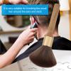 ZJchao Hair Cutting Neck Duster Brush, Broken Hair Sweep Brush Neck Face Duster Hair Cutting Neck Face Cleaning Hair Sweep Brushes Salon Tool Barbershop Hairdressing Accessories (Color) view 2