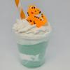 Cucumber/Melon Bubbling Smoothie Shot by Sassy Bubbles, moisturizing bath bomb view 2