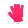 EXCEART 14pcs Bath Gloves Five-Finger Shower Towels for Deep Cleansing Back Massage Exfoliating Mittens for Smooth Skin for Men Women and Students view 2