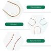 6 Pcs Simple Retro Hairpin Simple Headdress Vintage Hair Forks U-shaped Headwears Hair Clips Hair Holder Women Headwears Women Headdress Lady Headdress Hair Decors Lady Barrettes view 3