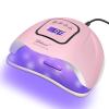 UV Gel Nail Lamp,150W UV Nail Dryer LED Light for Gel Polish-4 Timers Professional Nail Art Accessories,Curing Toe Nails view 1