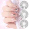 Metal Rivet Nail Art Decoration Studs Mix Style Stars Moon Gold Silver Rhinestone Jewelry DIY 3D Charms Accessories(Nail Art Klinknagel (6pcs)) view 3