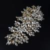 JWICOS Crystal Bride Wedding Hair Comb Hair Clip Flower Wedding Hair Accessories for Women and Girls (Gold) view 1