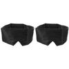 FOMIYES 2pcs Sleeping Mask Silk Light-Shading Eye Mask for Home Travel Hotel Ear Covers for Sleep view 1