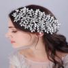 JWICOS Crystal Bride Wedding Hair Comb Hair Clip Flower Wedding Hair Accessories for Women and Girls (AB Crystal) view 2
