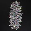 JWICOS Crystal Bride Wedding Hair Comb Hair Clip Flower Wedding Hair Accessories for Women and Girls (AB Crystal) view 3