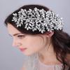 JWICOS Crystal Bride Wedding Hair Comb Hair Clip Flower Wedding Hair Accessories for Women and Girls (Silver) view 2