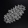 JWICOS Crystal Bride Wedding Hair Comb Hair Clip Flower Wedding Hair Accessories for Women and Girls (Silver) view 3