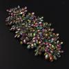 JWICOS Crystal Bride Wedding Hair Comg Bridal Hair Comb Hair Clip Flower Wedding Hair Accessories for Women and Girls (Colorful) view 1
