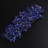 JWICOS Crystal Bride Wedding Hair Comb Hair Clip Flower Wedding Hair Accessories for Women and Girls (Blue) view 1