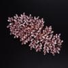 JWICOS Crystal Bride Wedding Hair Comb Hair Clip Flower Wedding Hair Accessories for Women and Girls (Rose Gold) view 3
